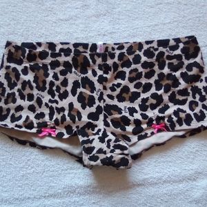 Leopard Print Boy Shorts from PINK
